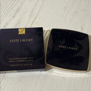 Estee Lauder The Essential Eyeshadow Quad in Gallery Hop, only swatched 2 colors